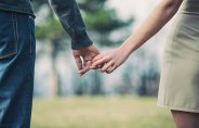 holding hands