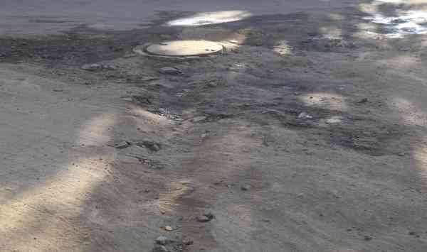 damage roads images udaipur