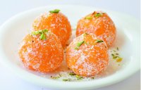 kesari coconut balls recipe