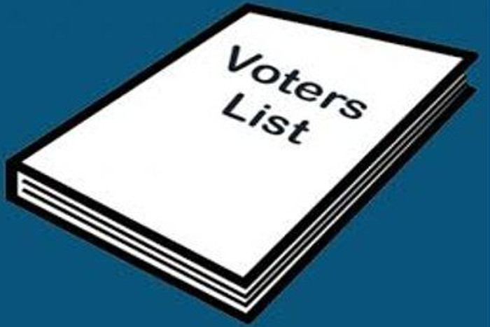 Final electoral roll released voter list