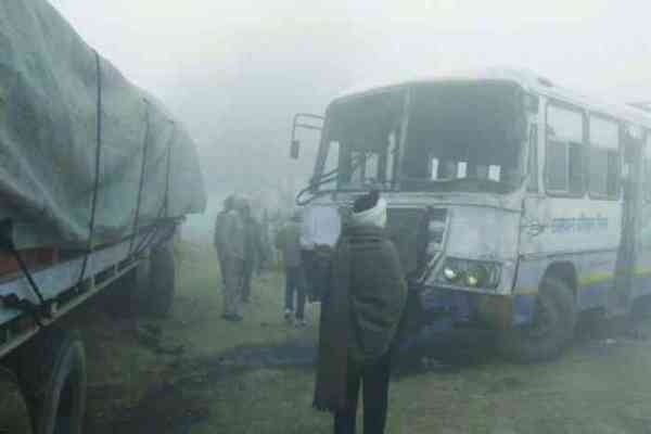 roadways and troller accident in sriganganagar
