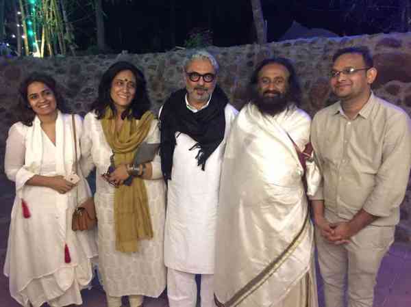 Sanjay Leela Bhansali and Shri Shri Ravishankar