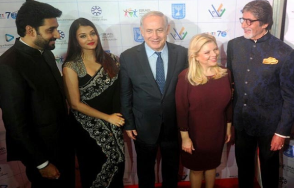 बॉलीवुड कलाकारों के साथ इजरायल के पीएम की सेल्फी