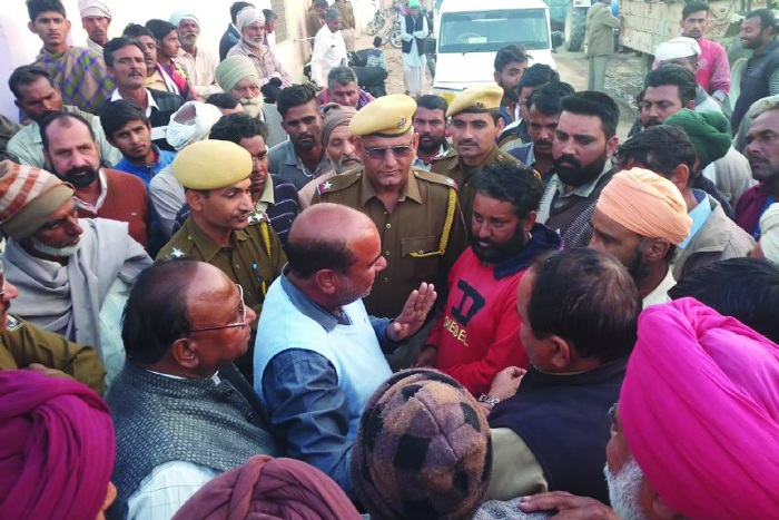 farmer angry on gaushala management