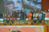 तस्वीरों में देखें किस कारण चर्चा में रहा अमित शाह व सीएम योगी आदित्यनाथ का युवा उद्घोष