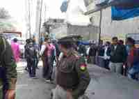 encroachment, police station jagdishpura, agra police, thana jagdishpura police, bodala bichpuri road, nagar nigam, nagar nigam agra, encroachment in bodala