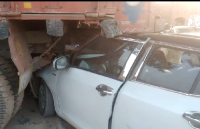 mla sons car accident in Ghaziabad