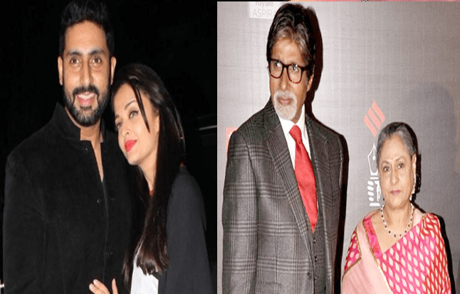 Abhishek Aish Amitabh and Jaya
