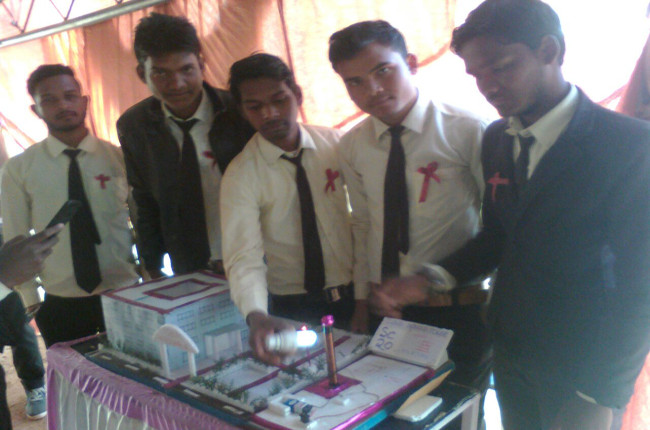 CFL burns without electricity