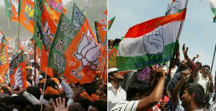 Bjp and congress campaigning on social media for loksabha election
