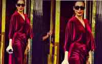 malaika arora red dress