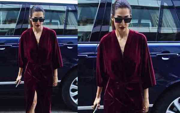 WOW! पूनम पांडे को भूल जाएंगे जब देखेंगे लाल मखमल में लिपटी हॅाट मलाइका को!  तस्वीरें हैं लाजवाब