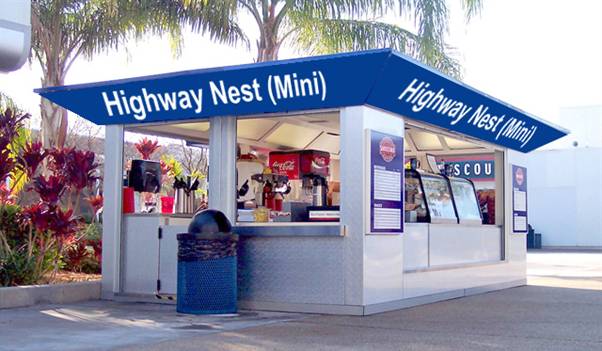 Highway Nest facility in toll plaza