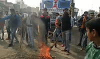 Delhi Saharanpur highway block against padmavat