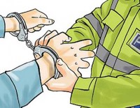 Three accused of trafficking in handgun after four years