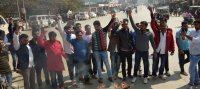 Protest against Padmavat movie in Vindhya