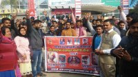 video of karni sena protest again padmaavat movie in alwar