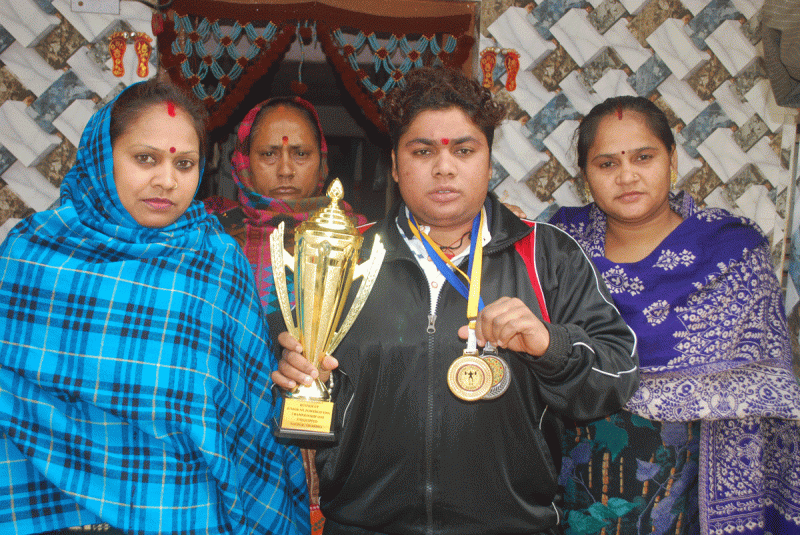Seema won Indian Power Lifting Junior National Championship