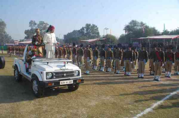 Parade Inspection on 69th Republic Day Celebration in Kota