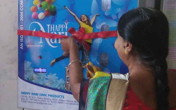 Sanitary vending machine installed in DRM office