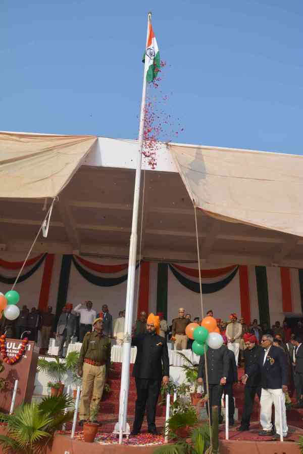 photos of republic day celebration in alwar
