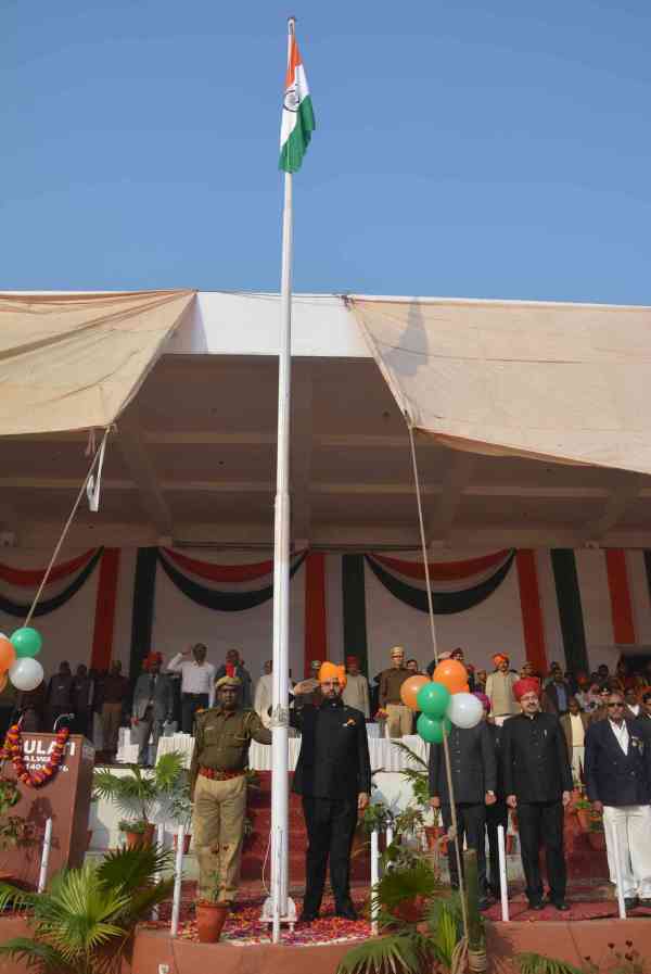 photos of republic day celebration in alwar