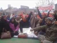 सपा का धरना प्रदर्शन