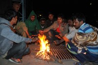 Jodhpur was wrapped in a lag of cold on Republic Day