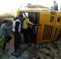 The driver scared the children see how the incident happened