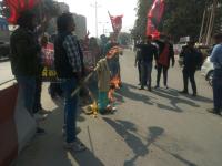 protest in lucknow
