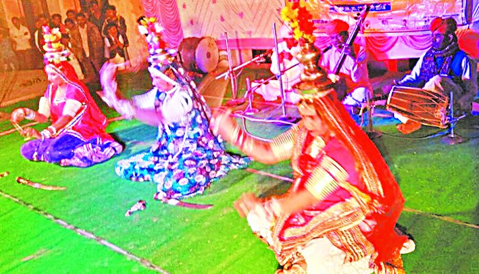 Scattered colored,folk culture 