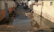 drain water on road