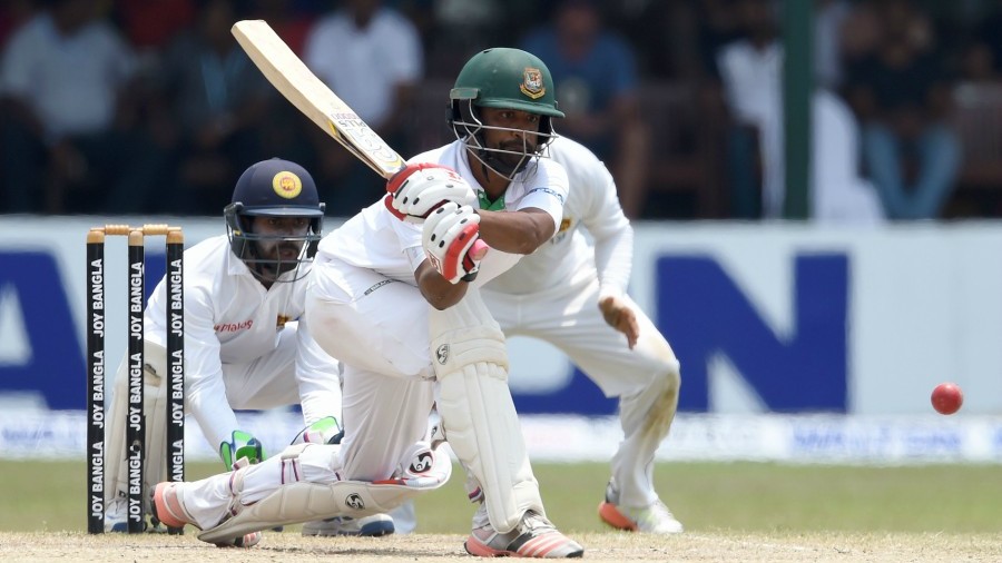 first test between srilanka and bangladesh ended up in draw