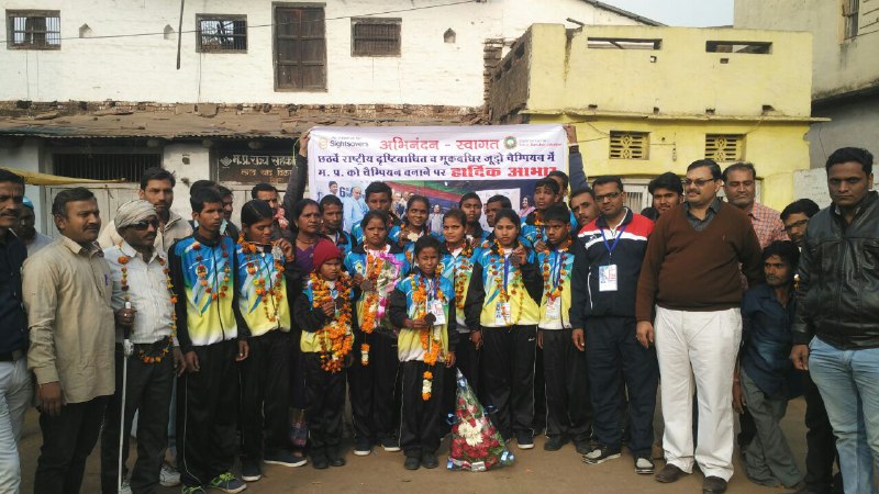 MP champion from divyang players