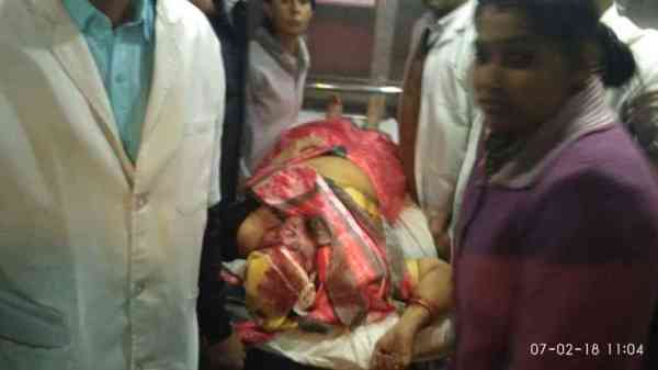 Chittorgarh, Chittorgarh news, Chittorgarh Hindi news, Chittorgarh local news, Narendra Modi, Prime Minister Narendra Modi, PM Narendra Modi, accident, road accident, PM Modi Wife, PM Modi wife Jashodaben, pm modi wife jashodaben accident, PM Modi's wife Jasoda Ben's car Accident, one death