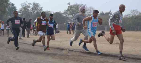 photos of old people athletics tournament in alwar