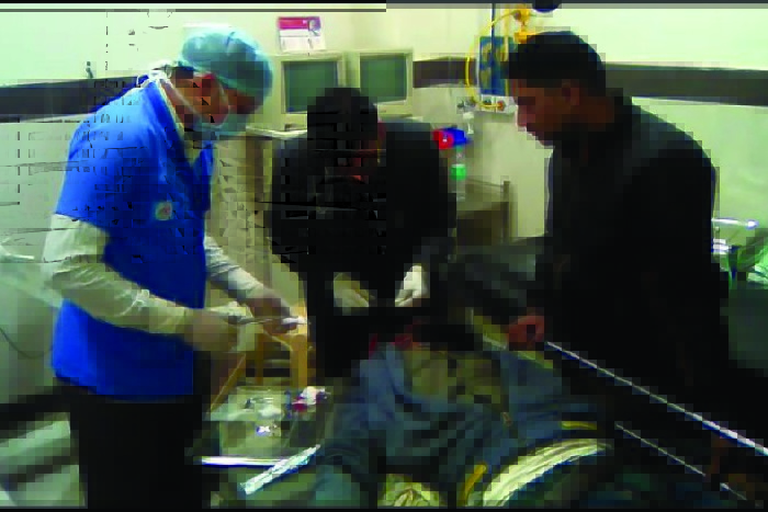 under construction Super Critical Units worker injured