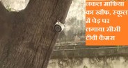 नकल माफिया का खौफ, पेड़ पर लगा दिया सीसीटीवी 