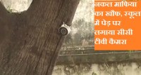 नकल माफिया का खौफ, पेड़ पर लगा दिया सीसीटीवी 