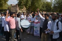 students agitation in jodhpur