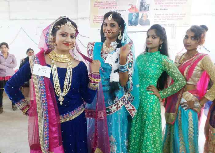 Talents shown by girls in bride competition
