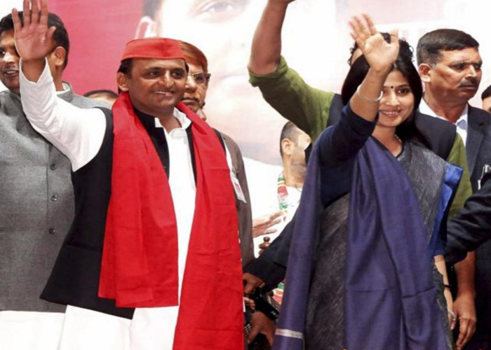 Akhilesh Dimple in SP star campaigner list for phulpur lok sabha seat