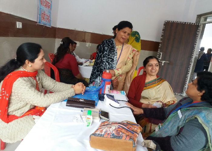 Organizing Chief Minister's Health Camp