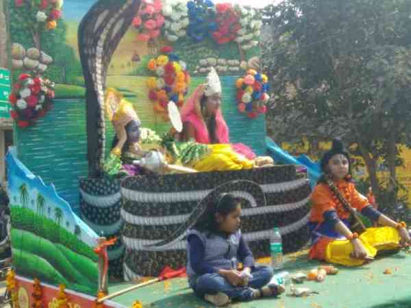 photos of mahashivratri tableau in alwar
