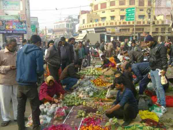 Venerators reaching shiv temple in early morning for worship