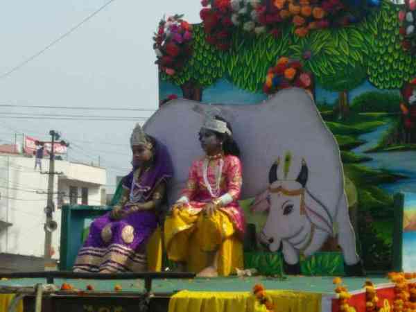 photos of mahashivratri tableau in alwar