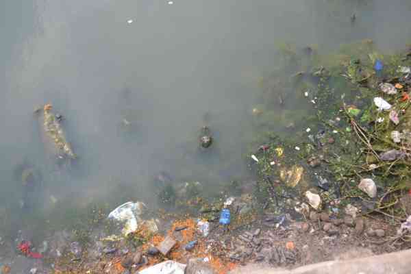 dust in ruparel river at natni ka bara in alwar