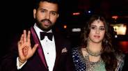 Rohit gifted his man of the match trophy to wife Ritika