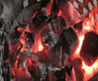 Fireplace became bed of death