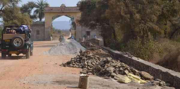 photos of illegal construction in sariska